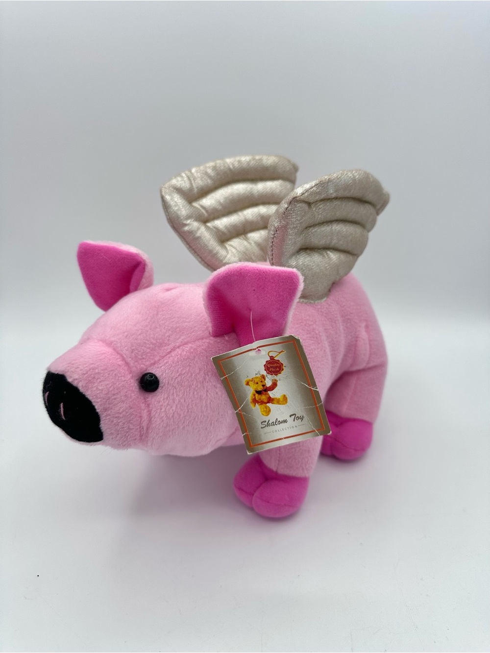 Shalom Toy Co Flying Pig with Wing Plush